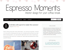 Tablet Screenshot of espressomoments.dk